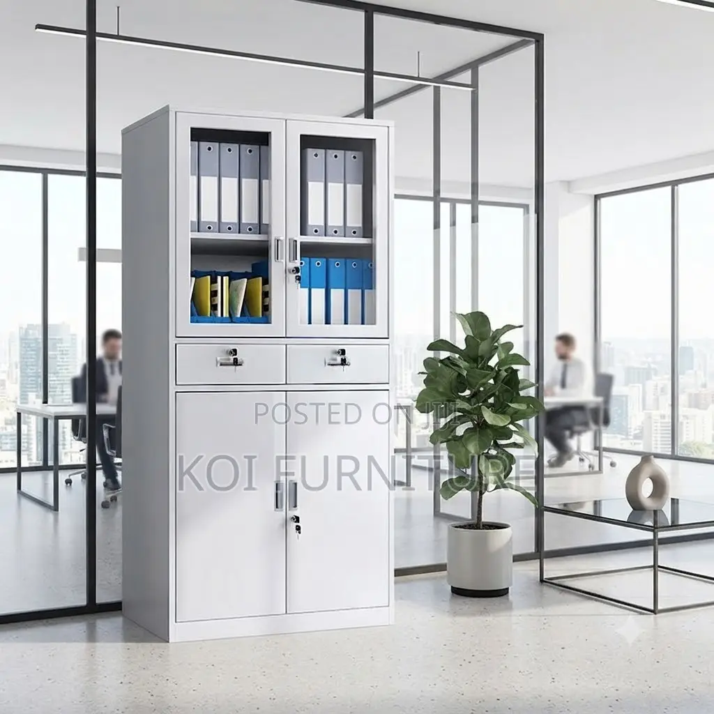 Office Cabinet; Two Doors Filing Storage Lockable Cabinet