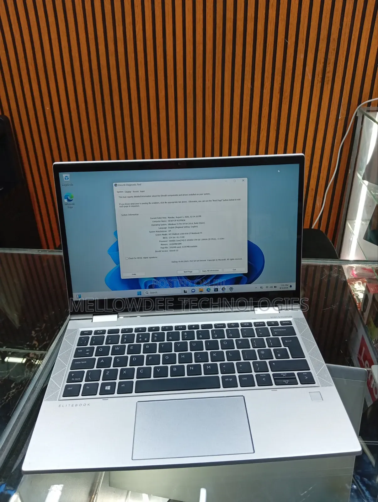 Laptop HP EliteBook 830 G7 16GB Intel Core i5 SSD 512GB
