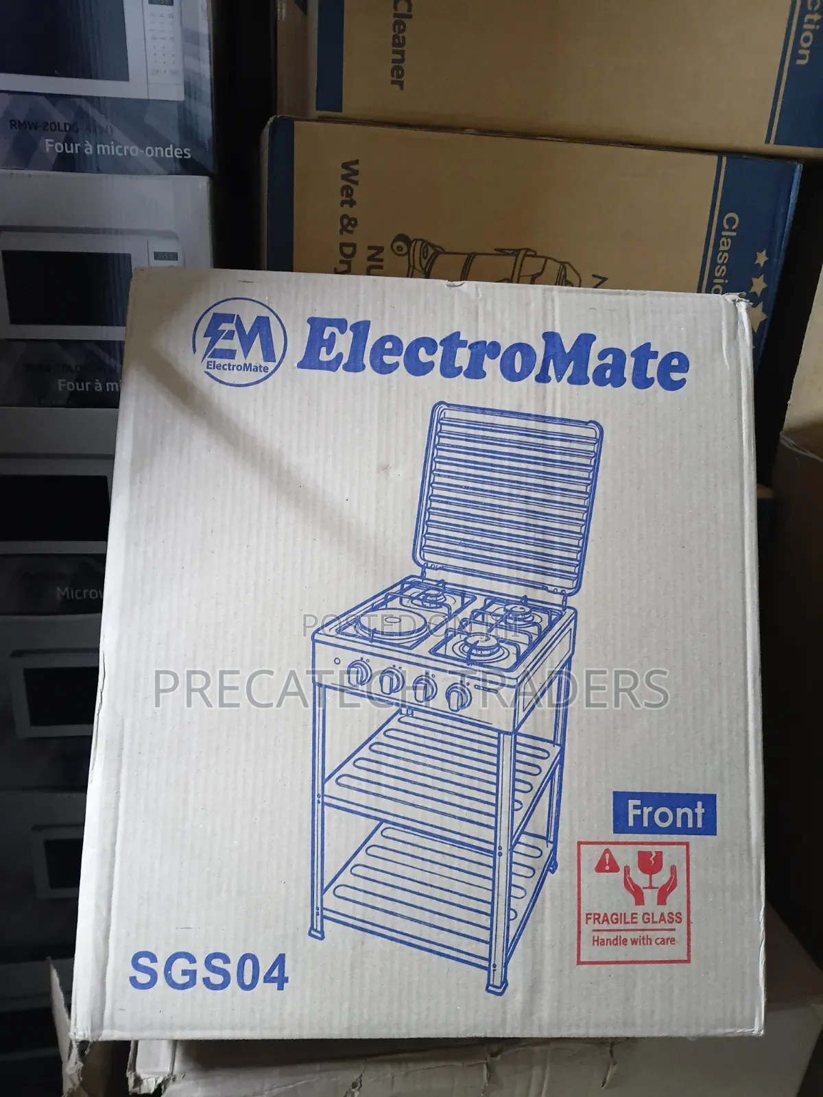 ElectroMate 3 Gas 1 Electric Cooker – Durable Kitchen Appliance