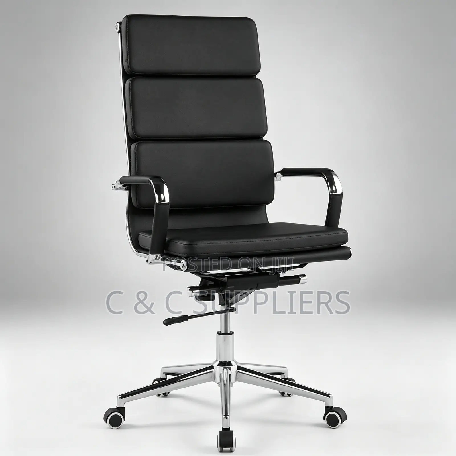 Ergonomic Leather Swivel Boss Chair.