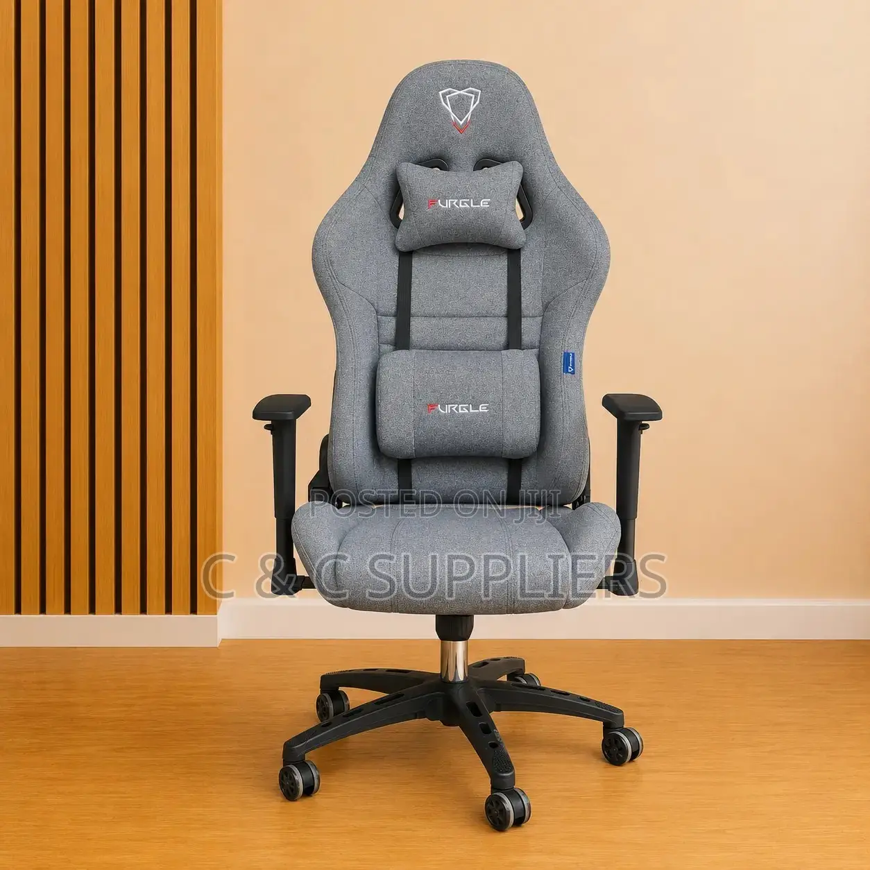 Fabric Reclining Gaming Chair
