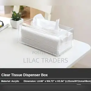 Acrylic Tissue Napkin Holder Marble Stone Paper Box