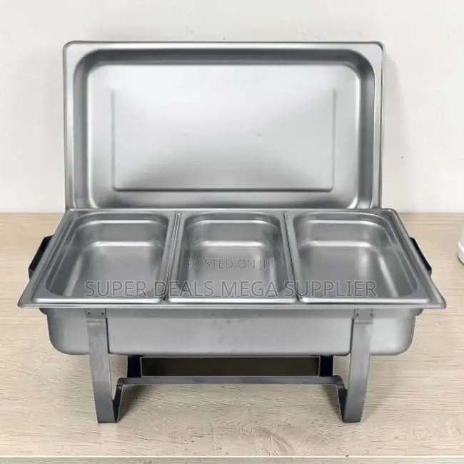 Direct Supplier Prices 11L Stainless Steel Triple Chafing Dish
