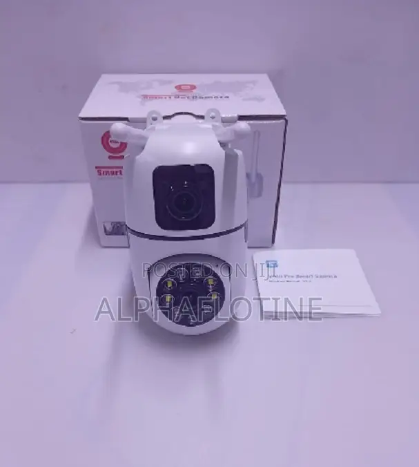 Wall Mountable Smart CCTV V380 Dual Lens WiFi Bulb PTZ Camera