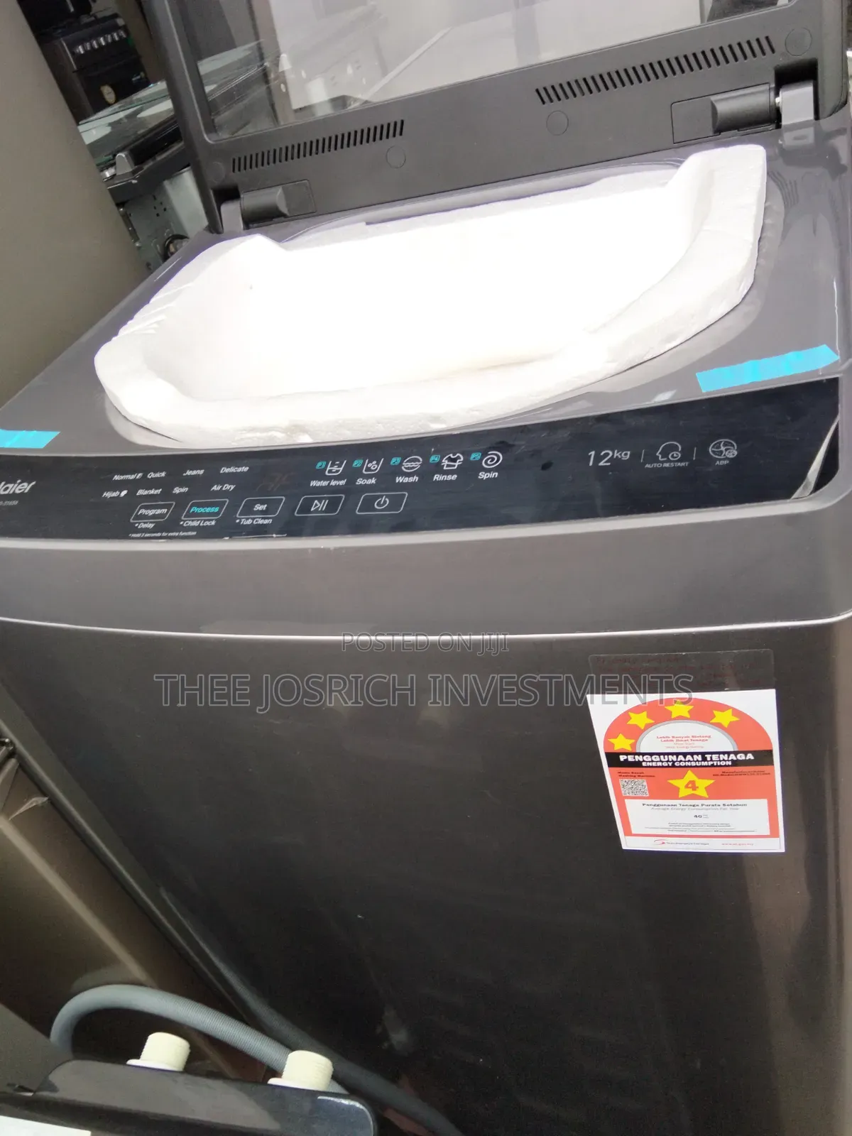 Haier 12 Kg Top Load Fully Automated Washing Machine