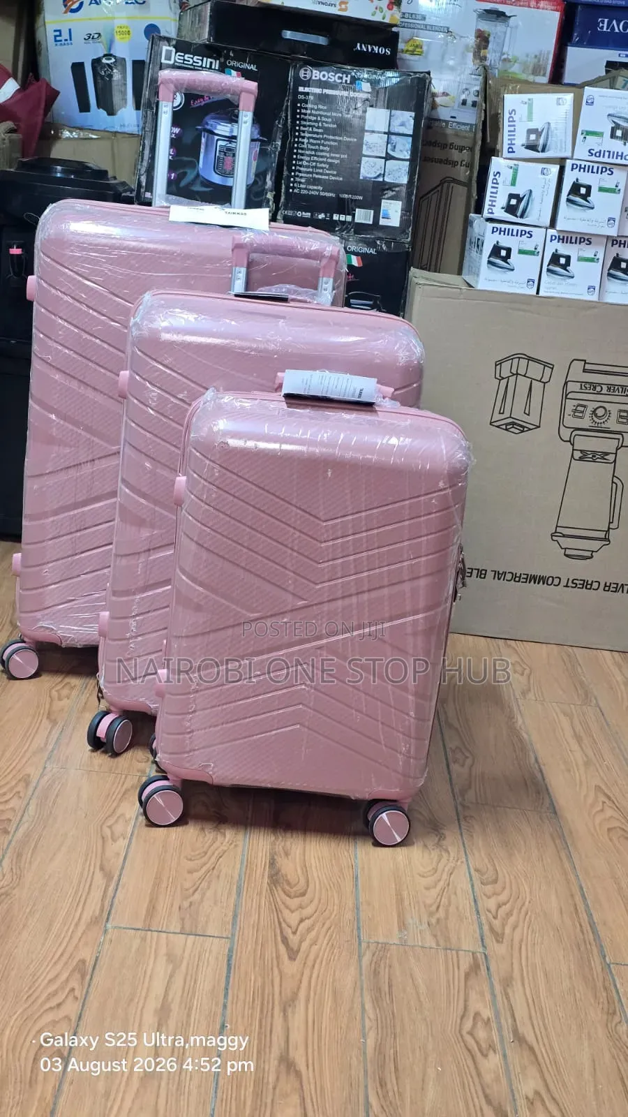 3 in 1 Rubber Suitcase