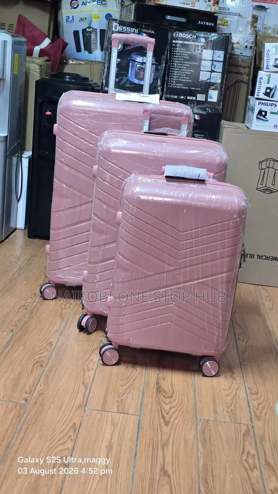 3 in 1 Rubber Suitcase