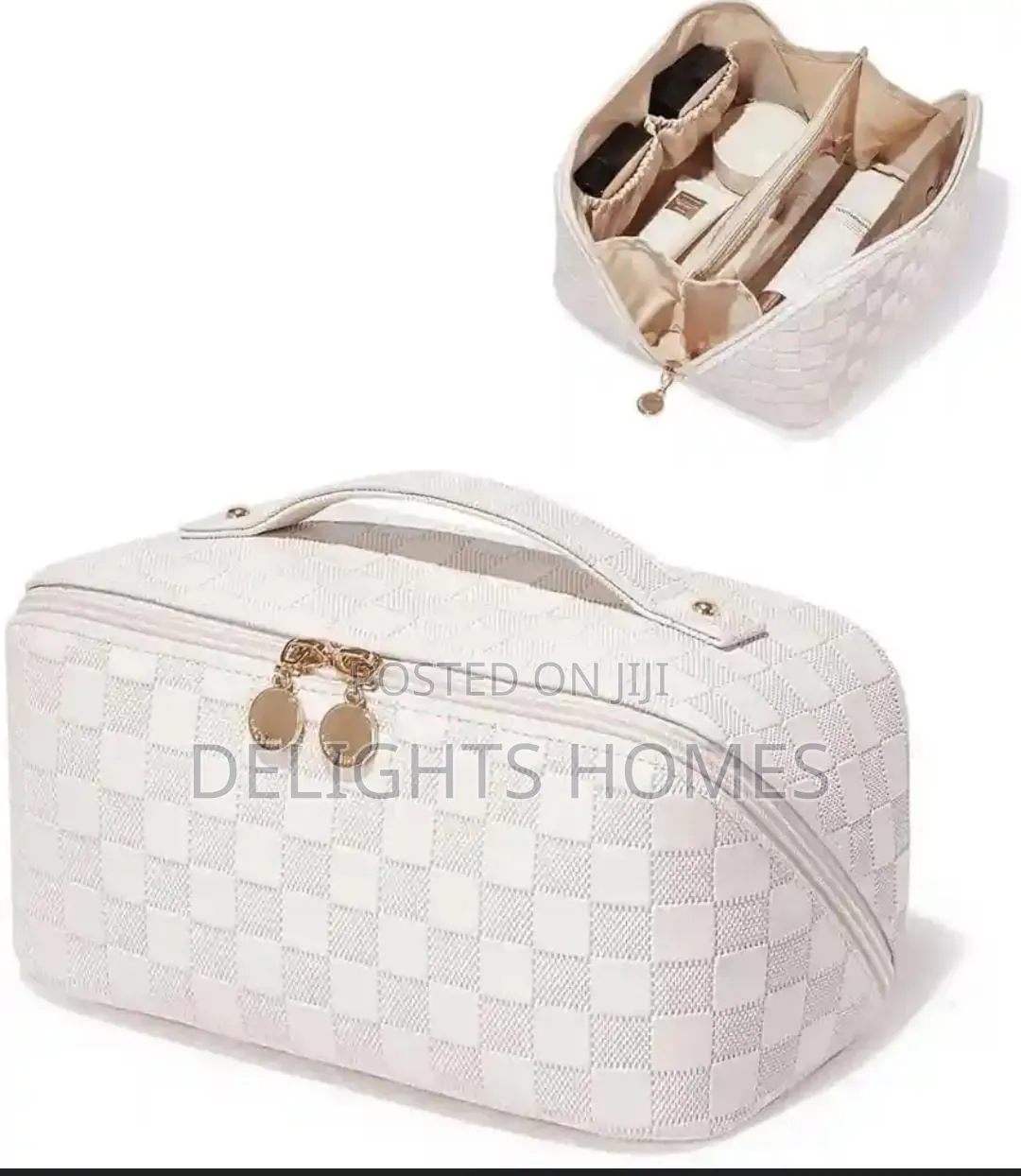 Pu Leather Cosmetic Pouch Bag_esj