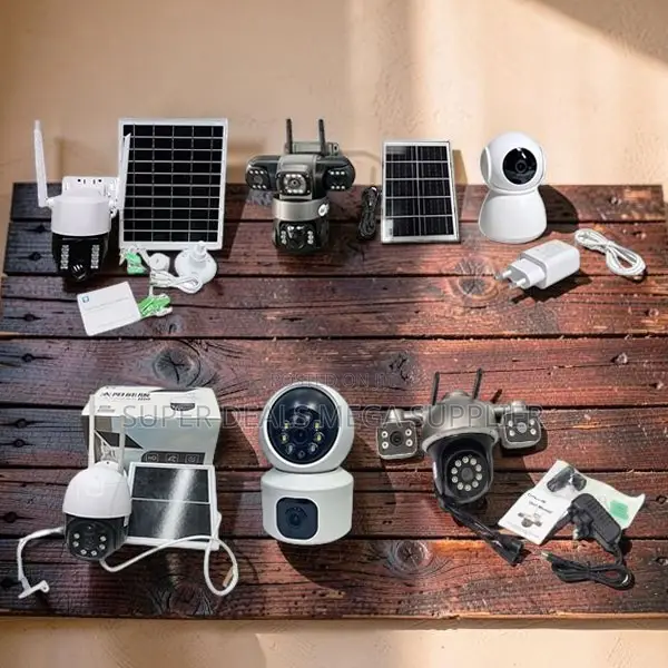 Full Color Night Vision 4G Wifi Rotating Dual Triple Lens SolarCameras