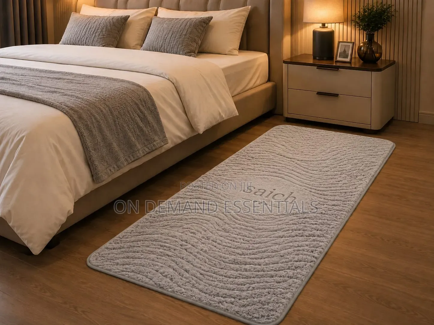Bedside Mat 
Sizes:60cm X 180cm