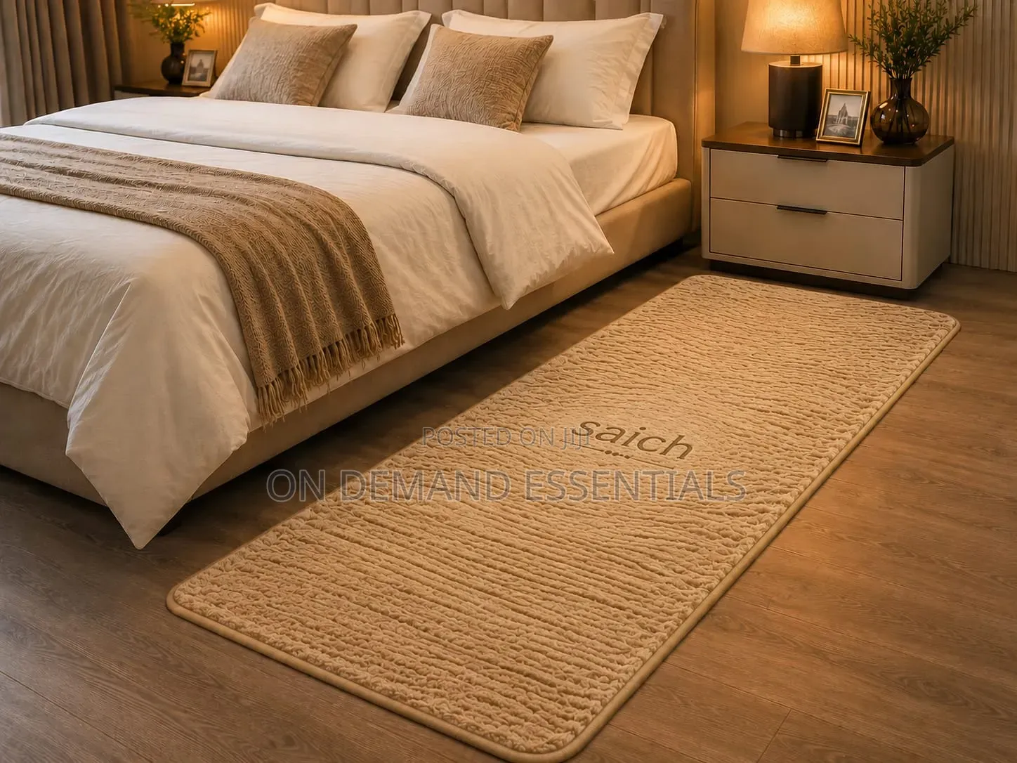 Bedside Mat 
Sizes:60cm X 180cm