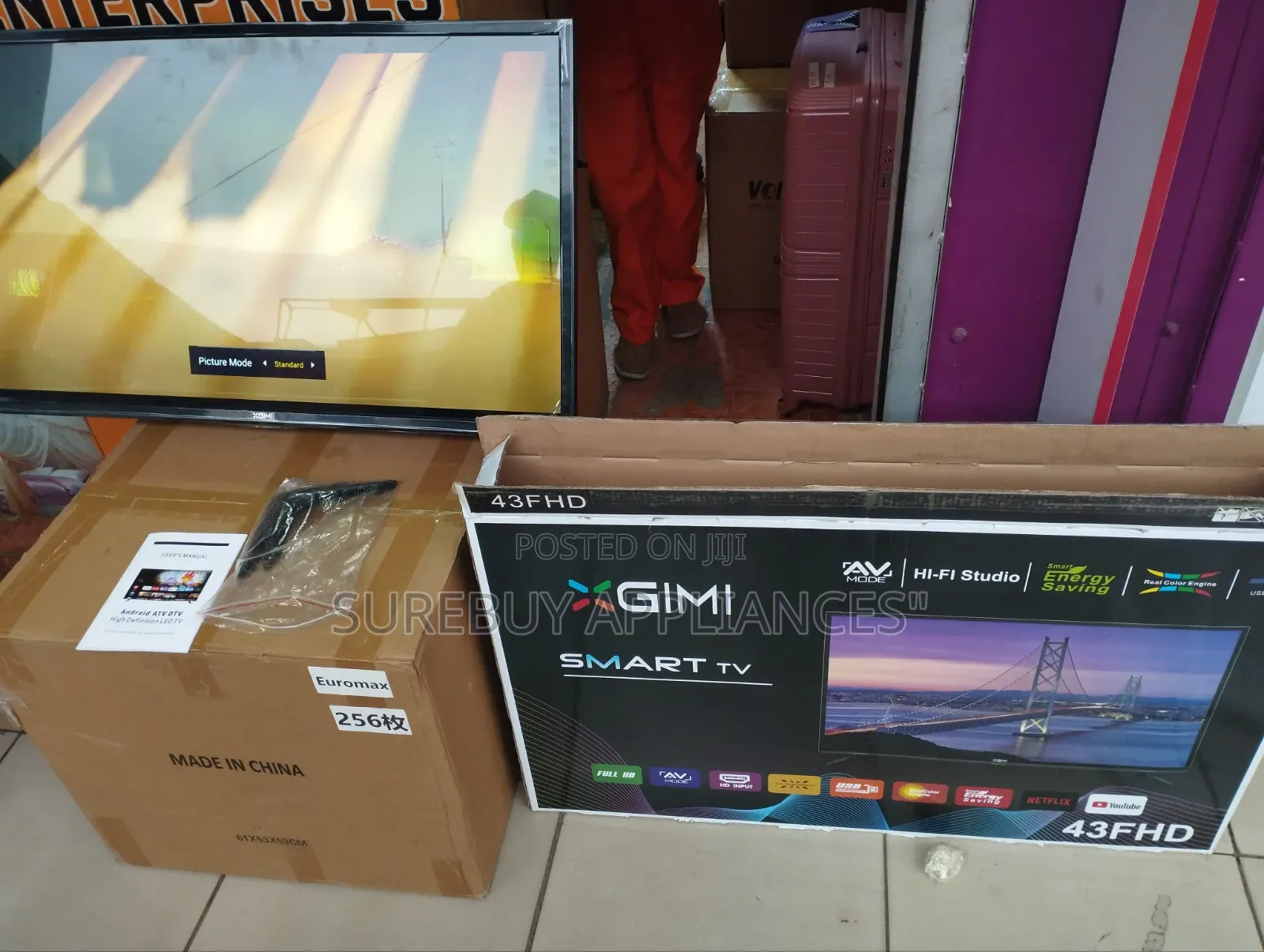 Xgimi 43 Inch Smart TV (YouTube, Netflix)