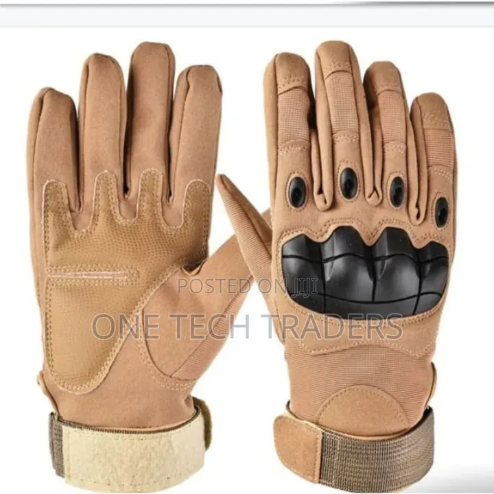 Gym/Bikers High Quality Full-Finger Gloves* Brown and Green