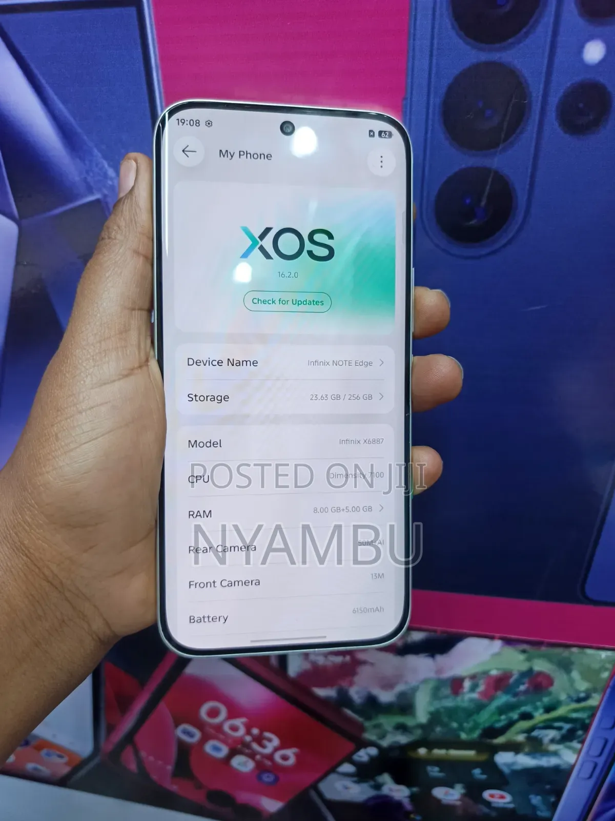 Infinix Note Edge 256 GB Gray