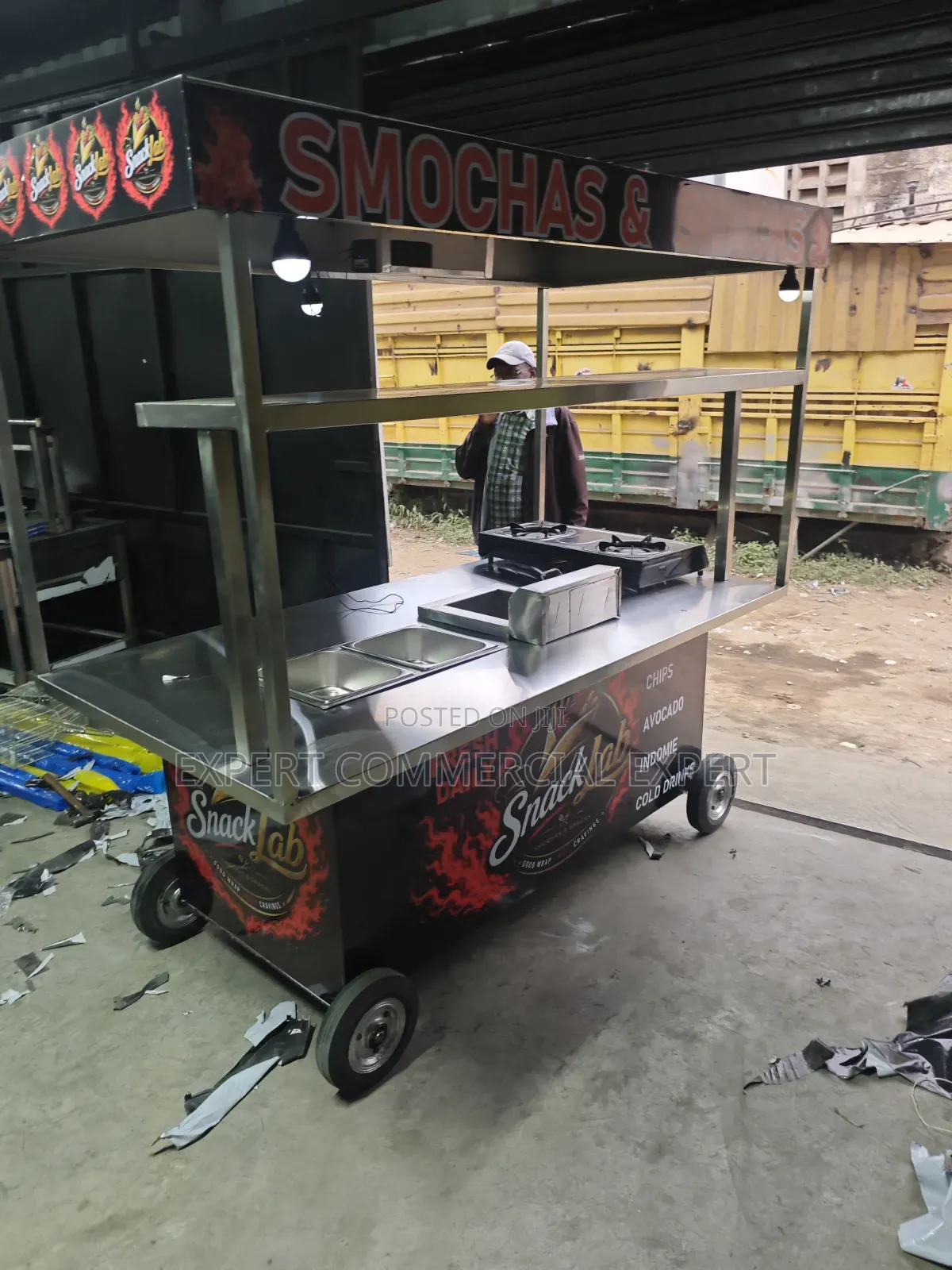 Food Cart Movable