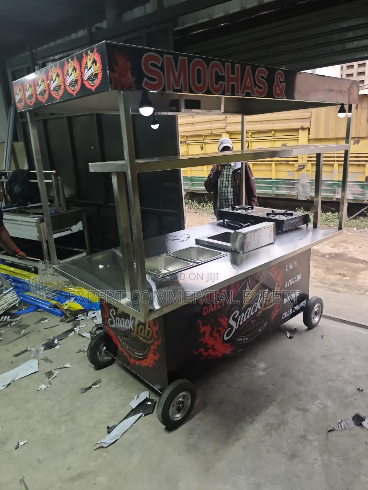 Food Cart Movable