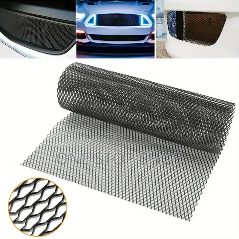 Diamond Honeycomb Pattern Mesh Protect Radiator/Engine Bay From Debris