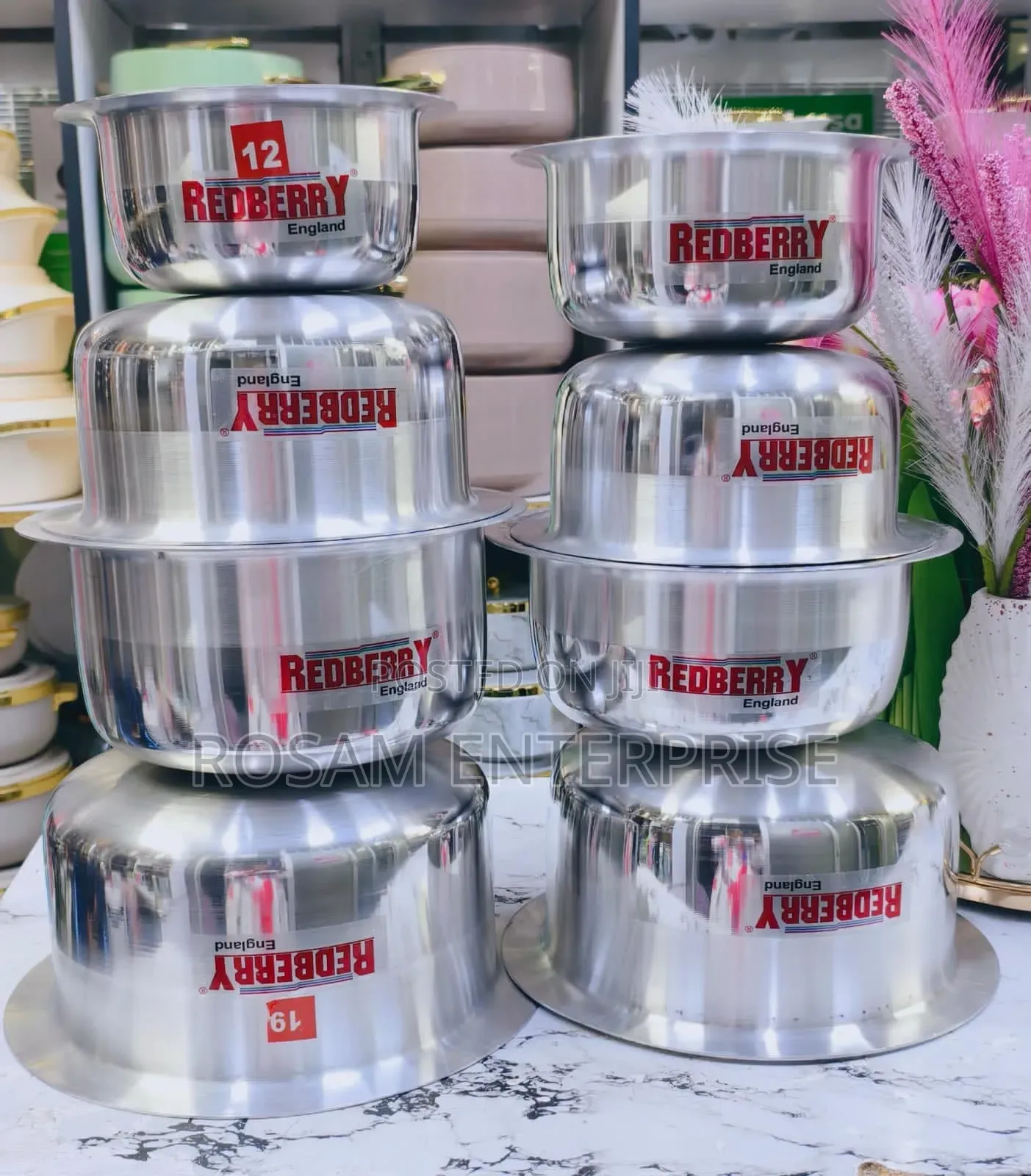 8pcs Redberry Sufuria