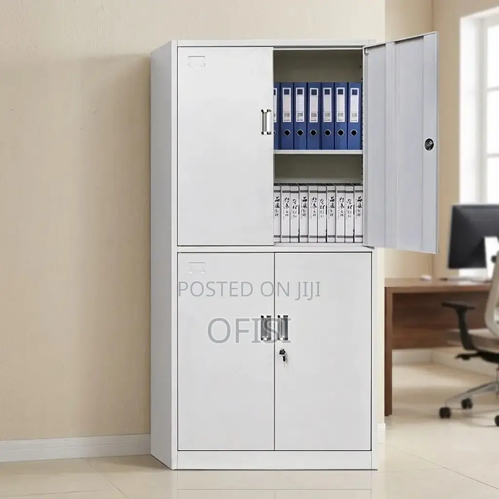 Office Cabinet; 4 Doors Lockable Office File Storage Cabinet