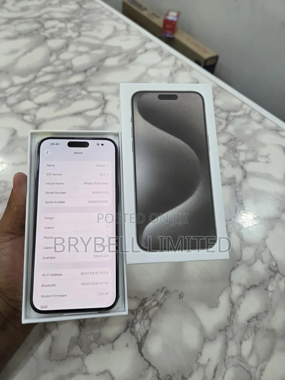 Apple iPhone 15 Pro Max 256 GB Black