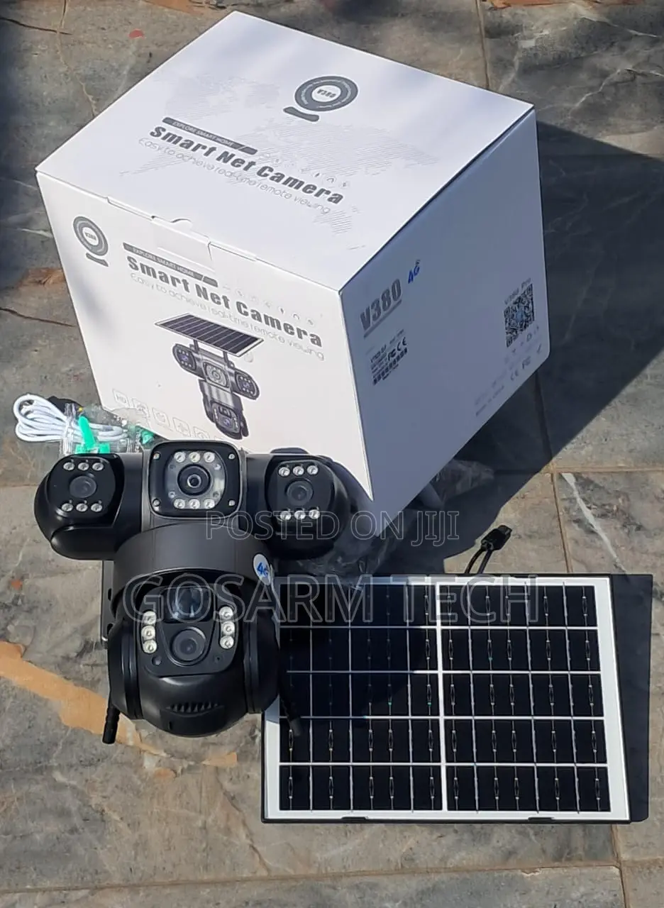 Triple Lens 4g Solar PTZ Camera – Advanced Outdoor Camera
