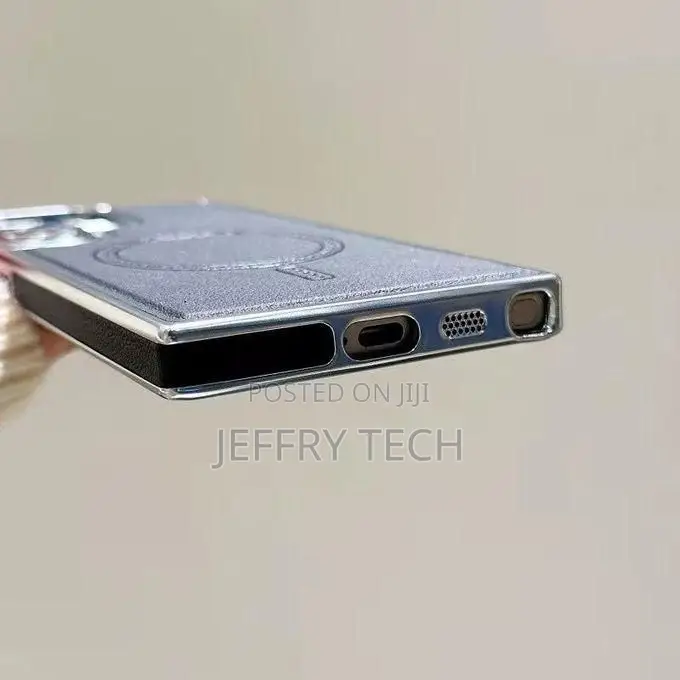 Magnetic Leather Wallet Case Ith MagSafe for Samsung Galaxy S22 Ultra