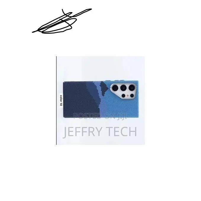 Luxo Carbon Fiber Tribal Case With MagSafe for Samsung Galaxy S24 Ultr