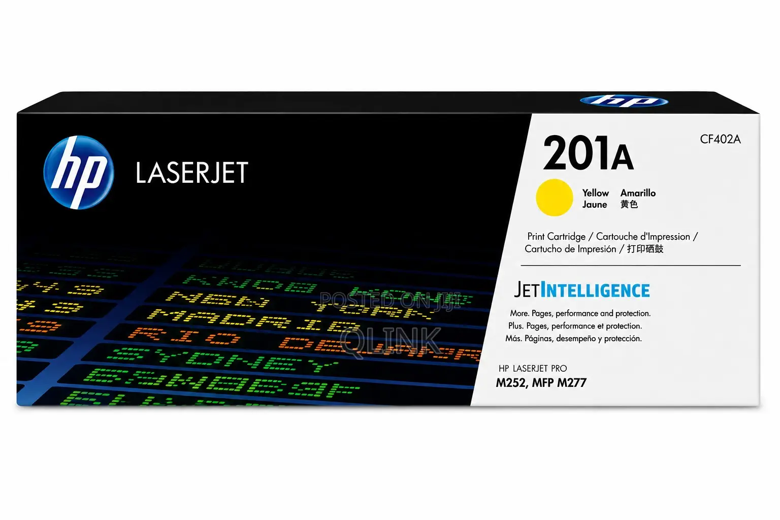 HP 201A Yellow Original LaserJet Toner Cartridge - CF402A