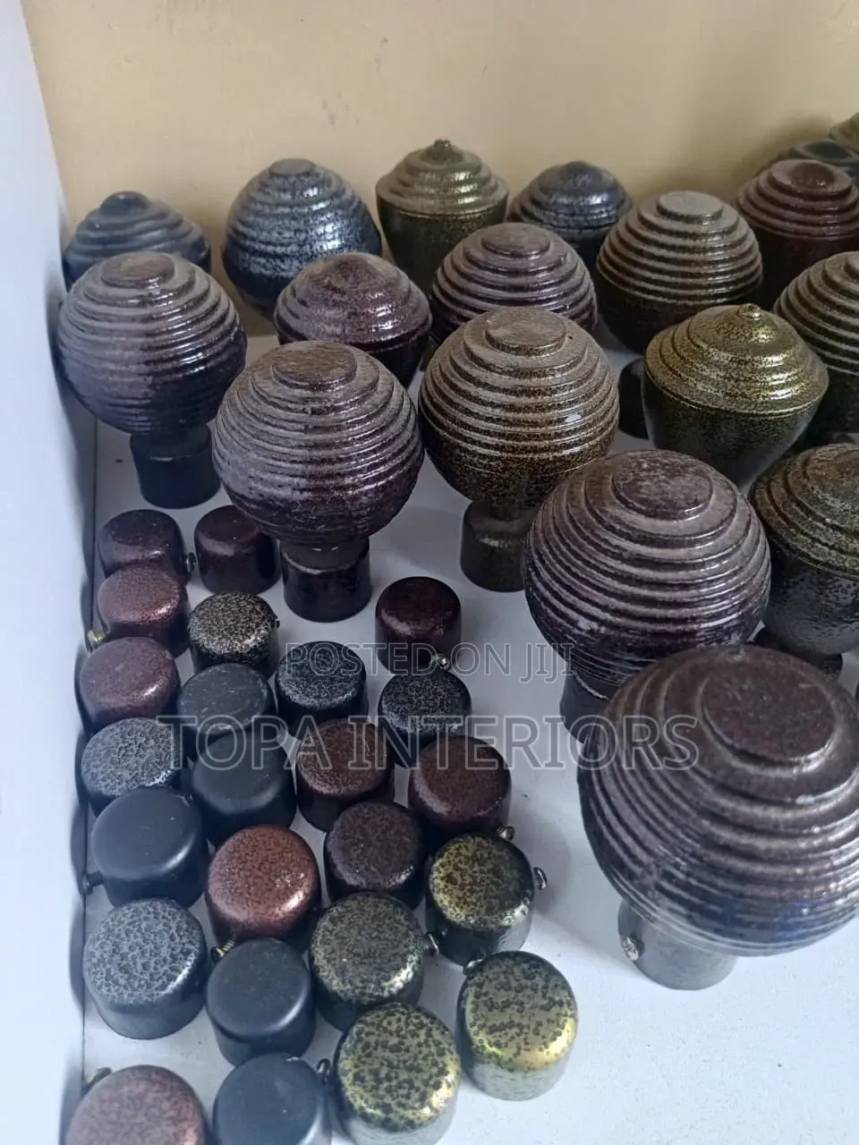 Decorative Metallic Wall Curtain Tieback Holder Brackets