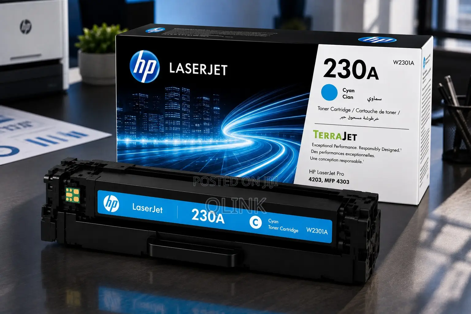HP 230A Cyan Original LaserJet Toner Cartridge - W2301A
