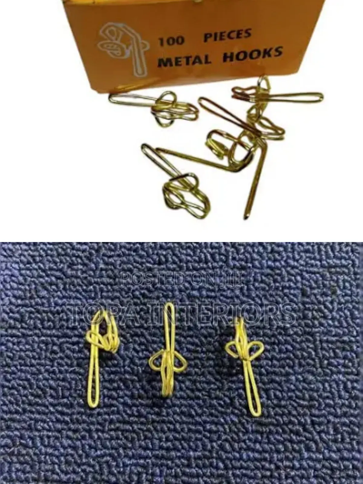 Small Metal Curtain Hooks for Curtain Installation