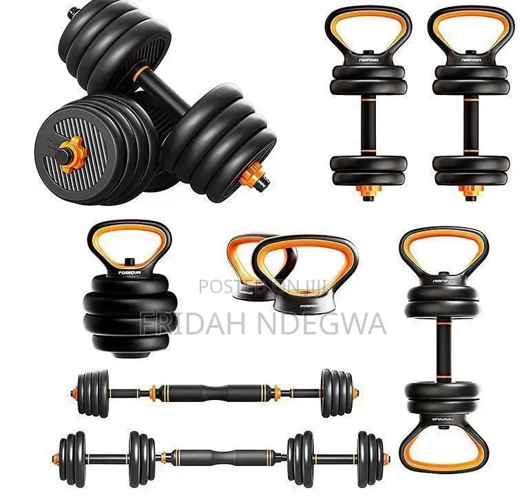 Euromax 50kg 6 in 1 Kettlebell/Barbell
