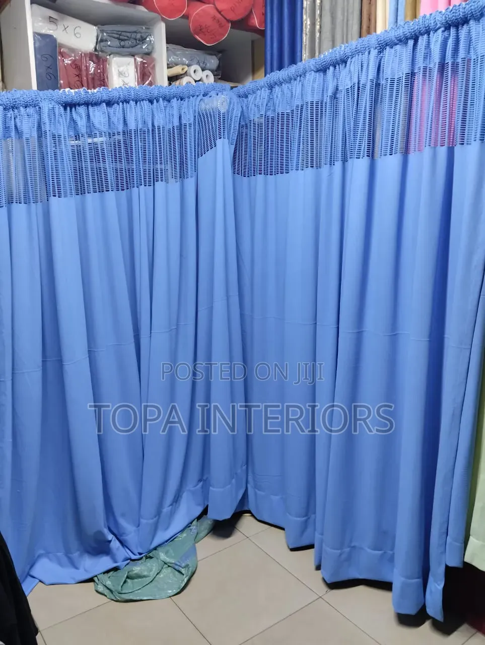 Made to Size Hospital Curtains With a Mesh Top