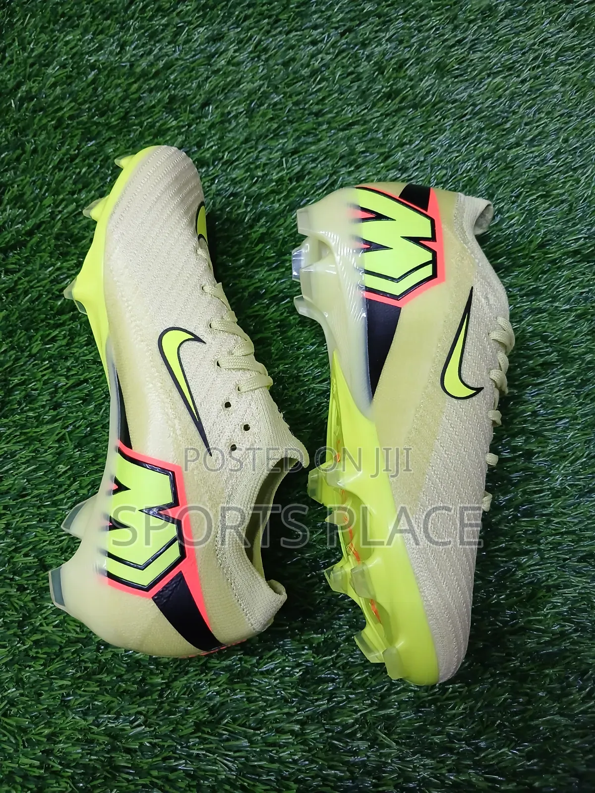 Low-Cut Air Zoom Mercurial Volt Green 16 Kids Football Boots
