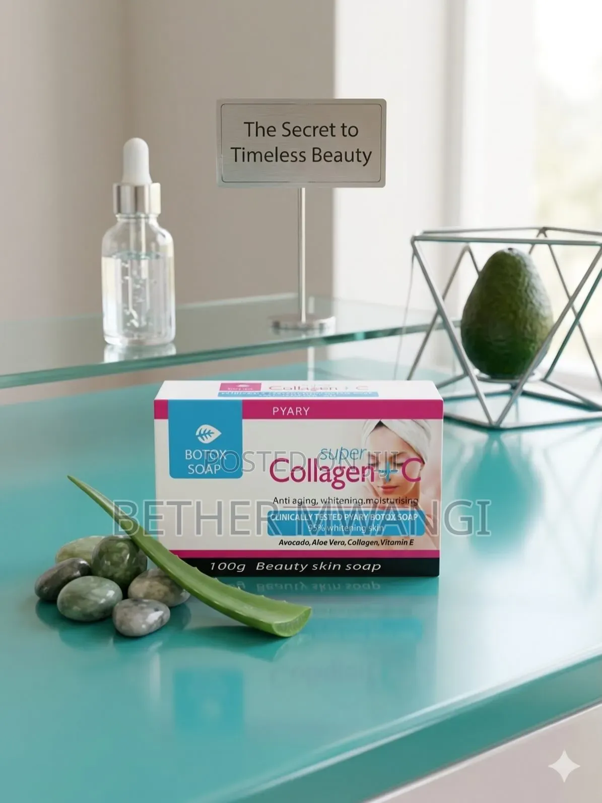 Super Collagen +Vitamin C Brightening Anti Aging Botox Soap
