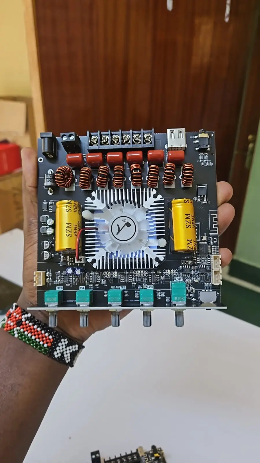 Class D High Power Bt Amplifier Board (2.1 Channel 220w + 220w + 350w)