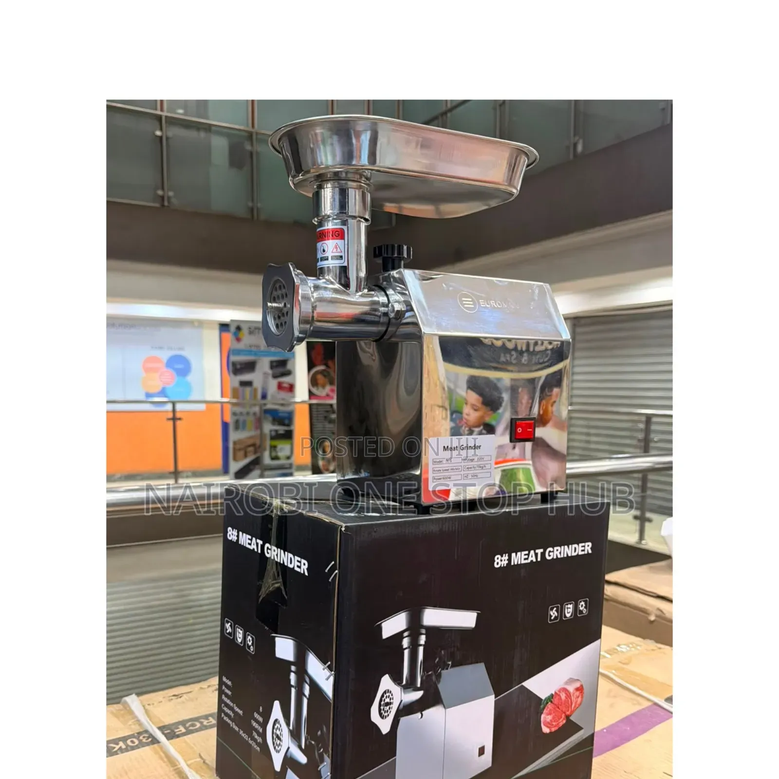 Euromax Electric Commercial Meat Mincer M8