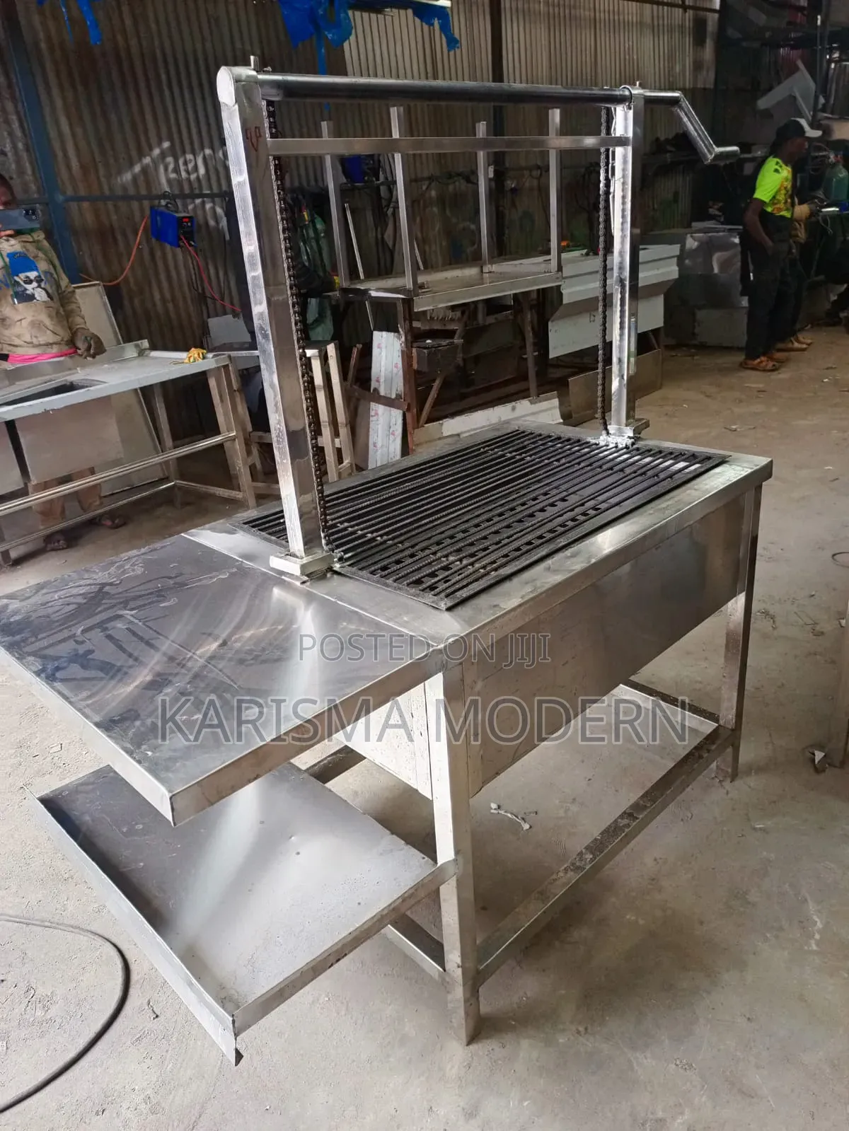 Commercial Stainless Steel Charcoal Barbecue Grill