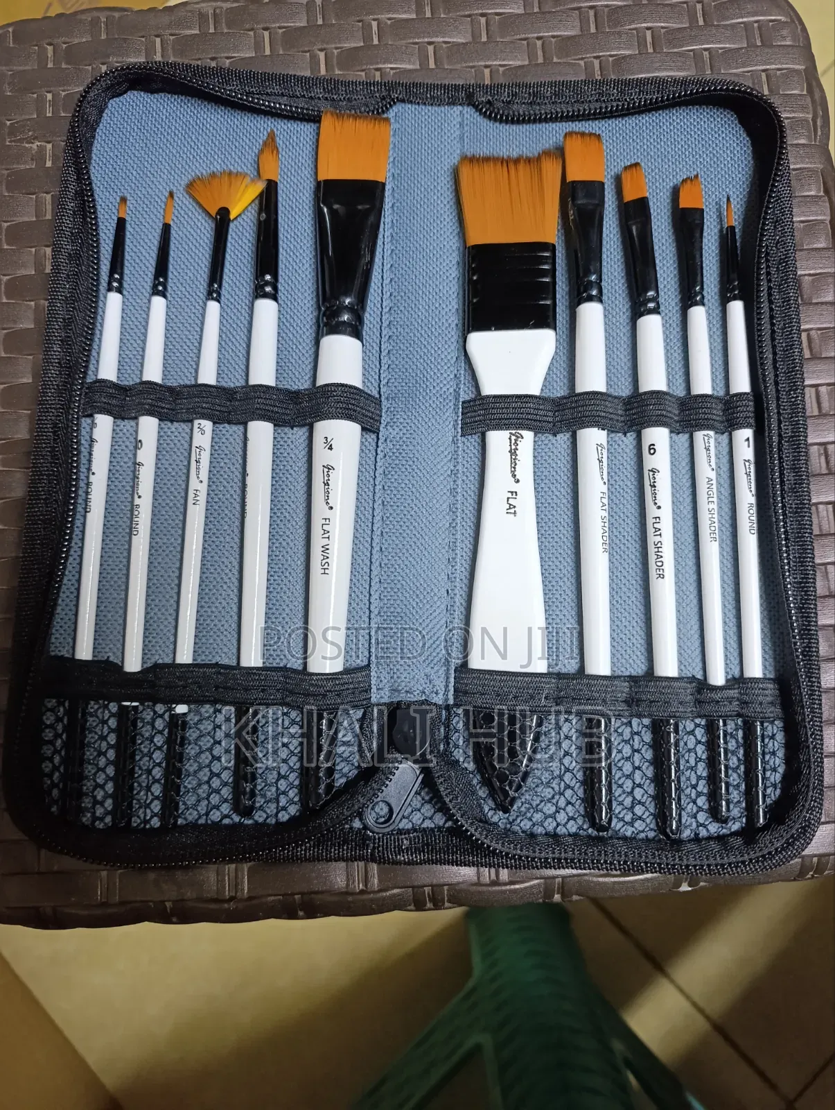 Wooden Handle Artist Paint Brushes for Acrylic Painting
