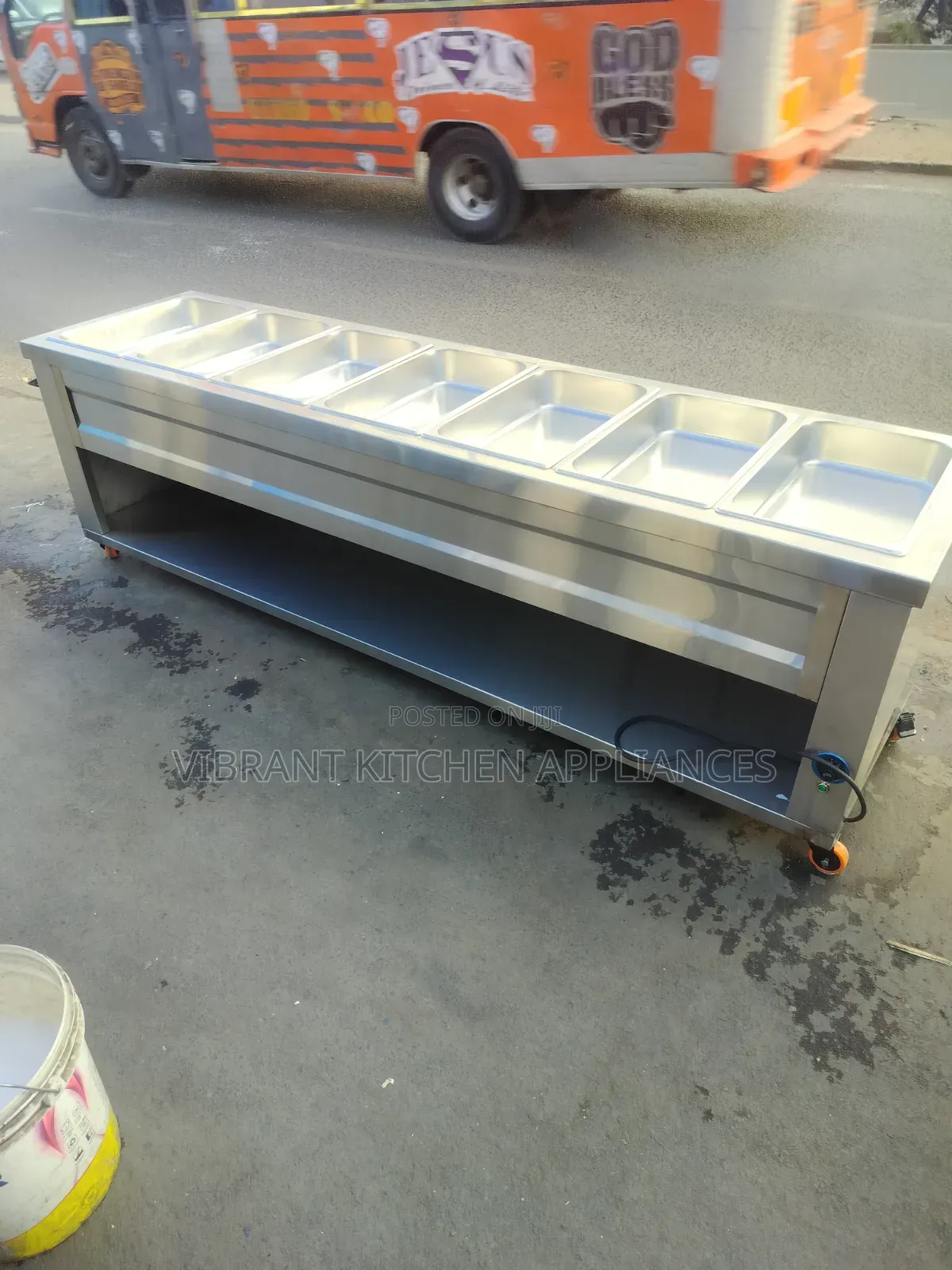 7-Pan Electric Food Warmer
