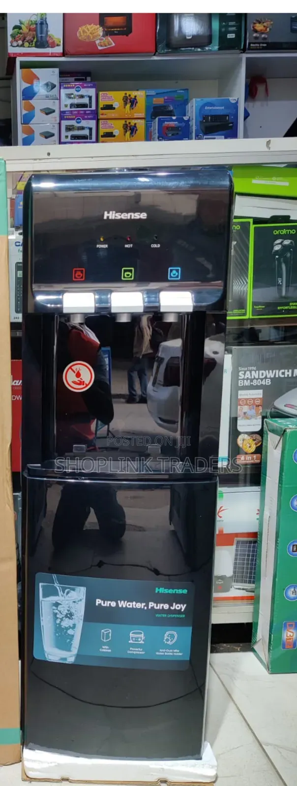 Water Dispenser  Hisense 3 Taps With Compressor