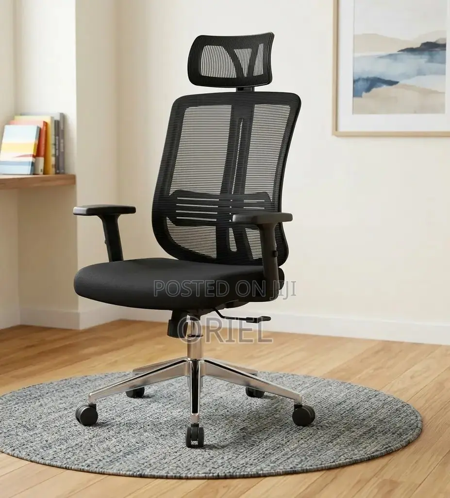 Office Chair : Ergonomic Mesh Office Chair With Headrest