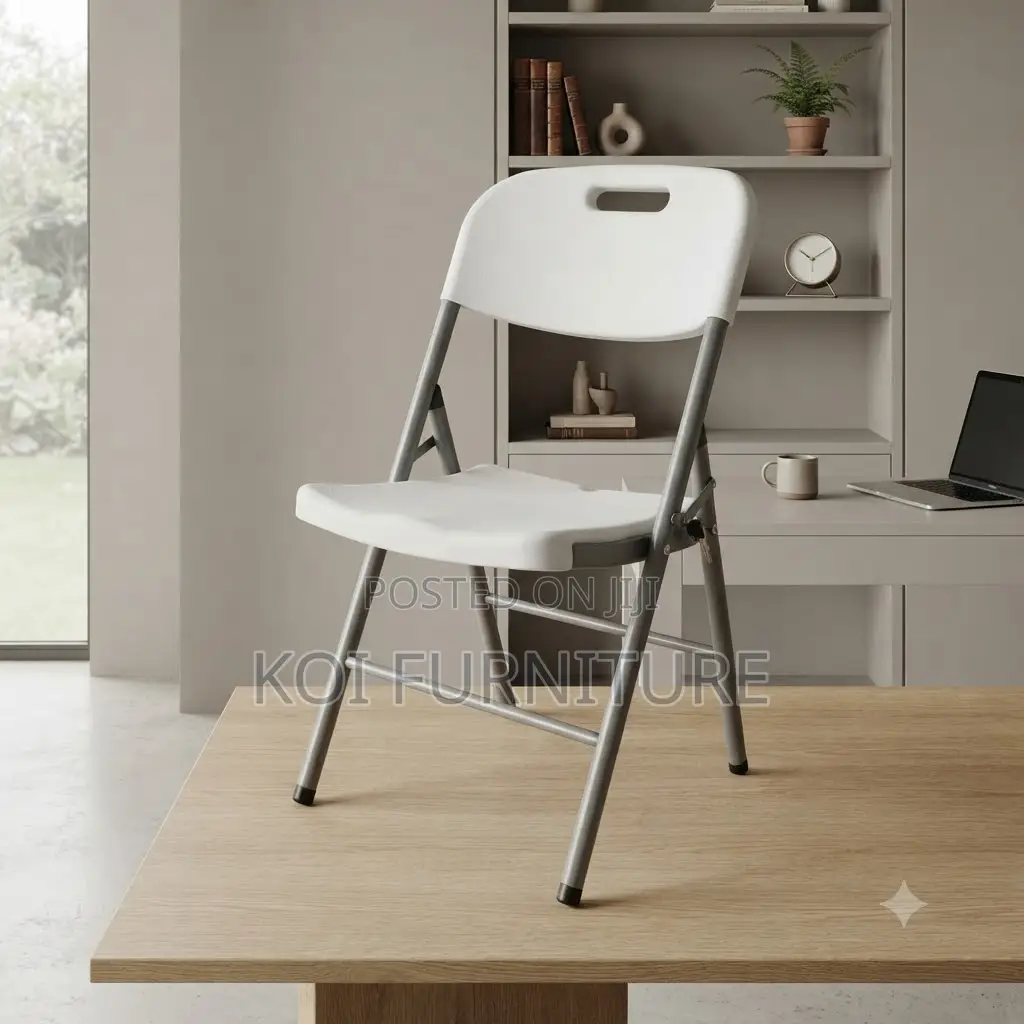 Office Chairs; Foldable White Office Outdoor Seat