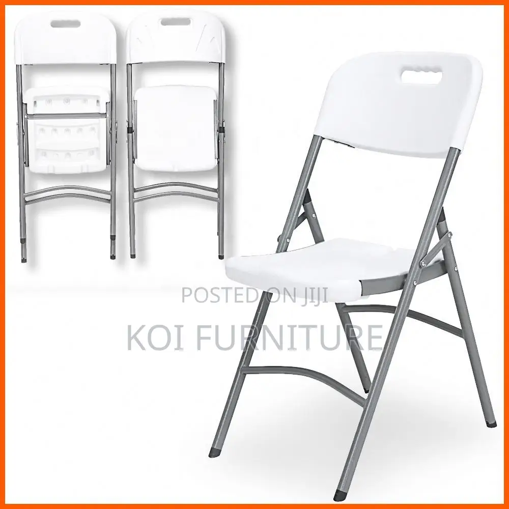 Office Chairs; Foldable White Office Outdoor Seat