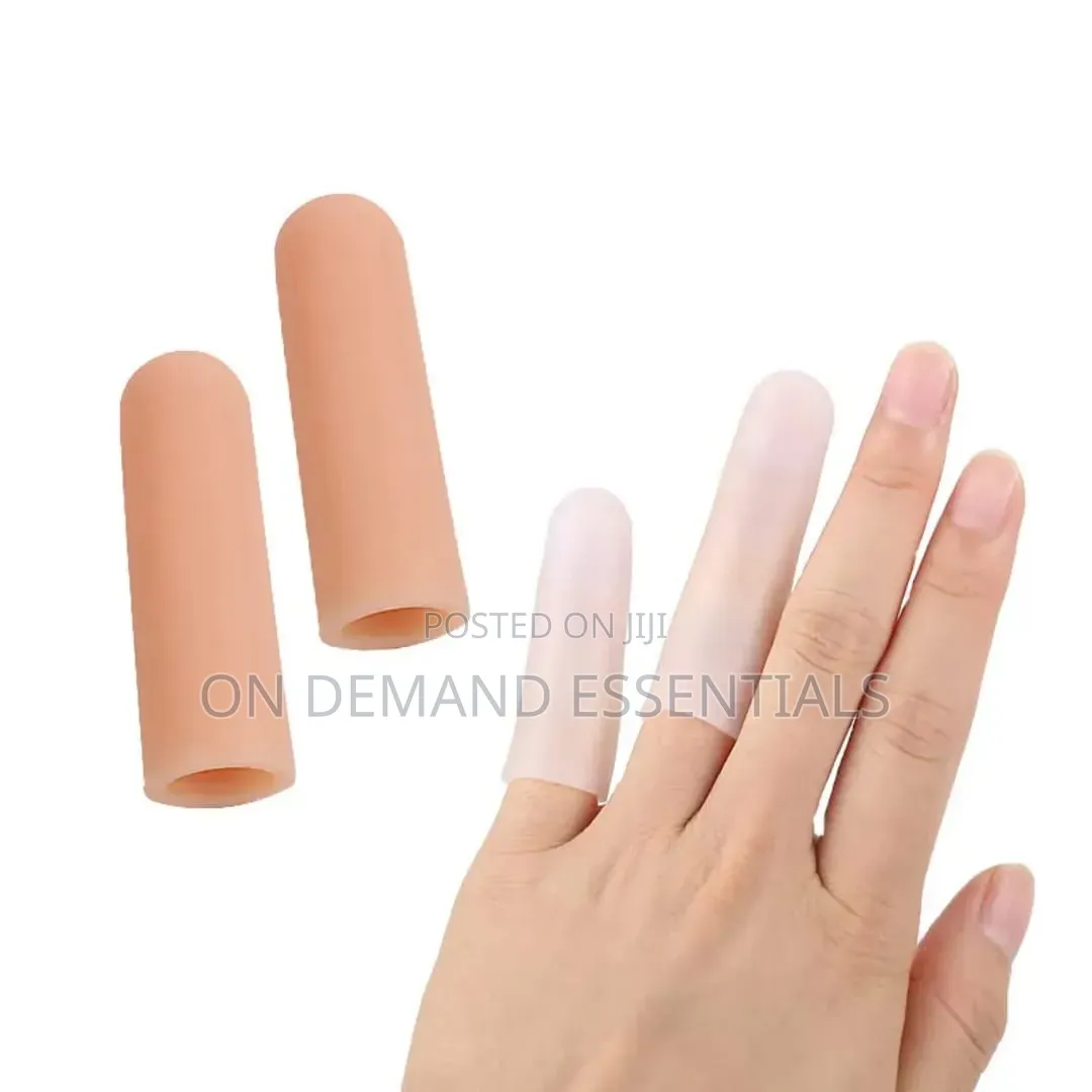 Silicone Anti-Slip Finger Cover Toe Tube Finger Protector Sleeve