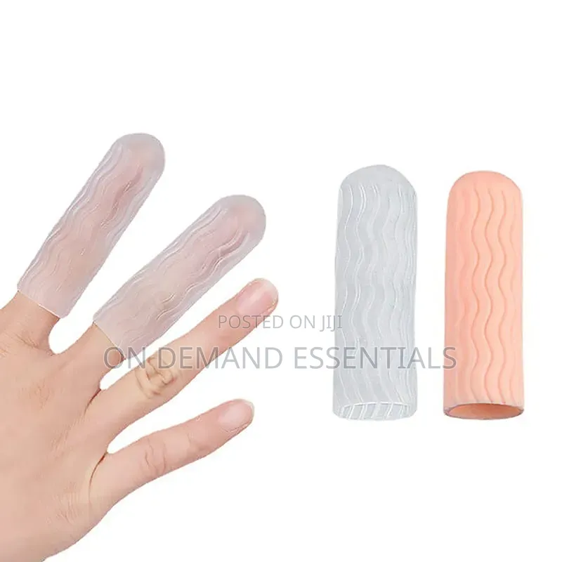 Silicone Anti-Slip Finger Cover Toe Tube Finger Protector Sleeve