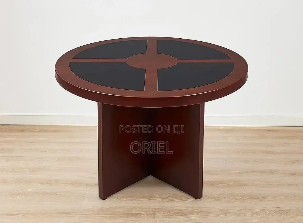 Office Boardroom Table : 1.2m Round Conference Table