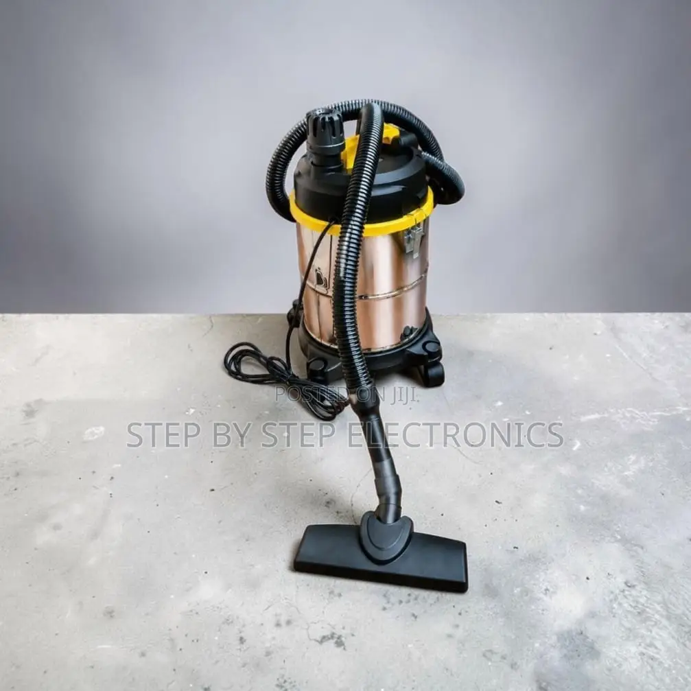 Compact Body Wet Dry Vacuum Cleaner With Stainless Steel Tank