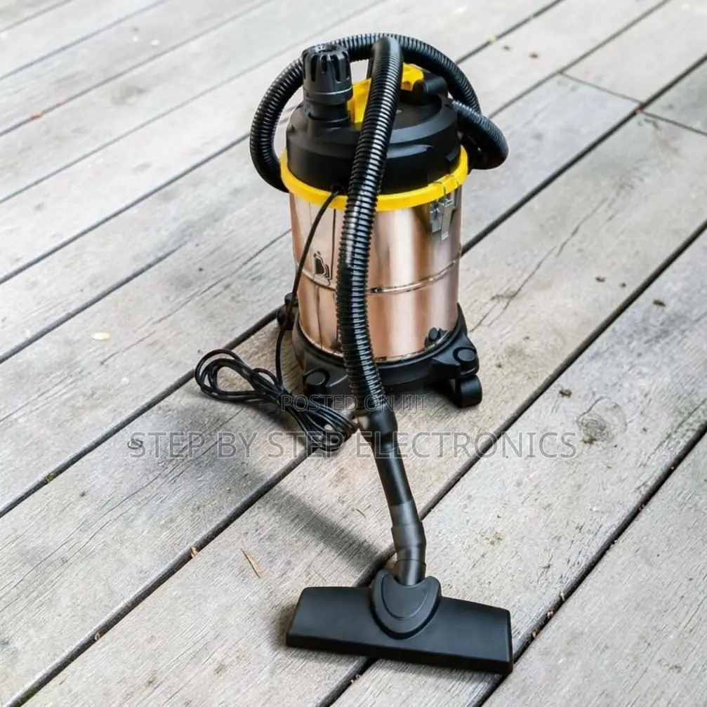 Compact Body Wet Dry Vacuum Cleaner With Stainless Steel Tank
