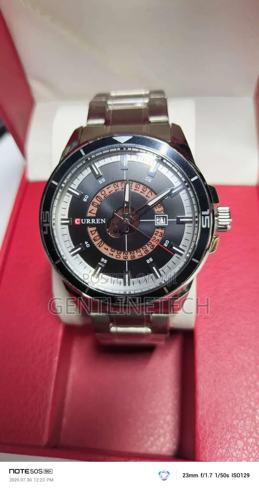 Curren 8359 Black Stainless Steel Men's Watch